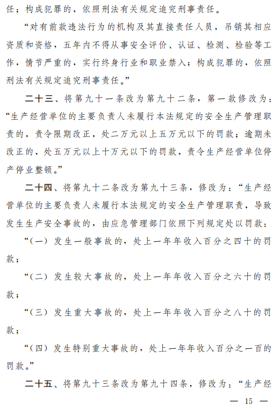 重磅！新《安全生產(chǎn)法》2021年9月1號正式施行！ 